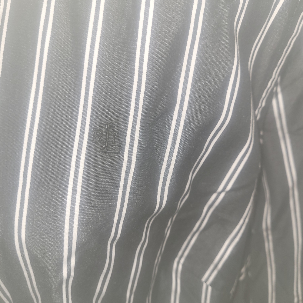 Ralph Lauren Black and White Striped Casual Shirt - Picture 2 of 3